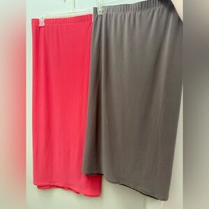 Elegant Pink and Taupe Women's Skirt